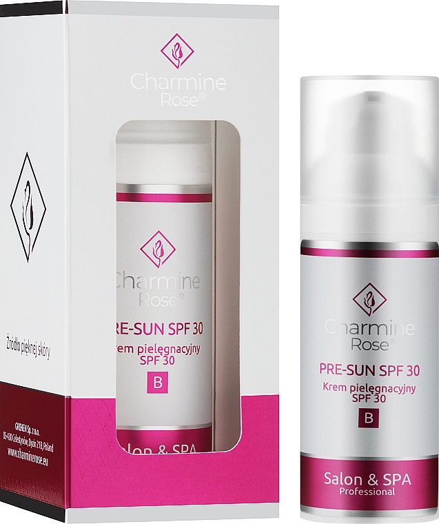 Feuchtigkeitsspendende und sonnenschutzende Tagescreme nach medizinischen Eingriffen - Charmine Rose Pre-Sun SPF 30 — Bild N3