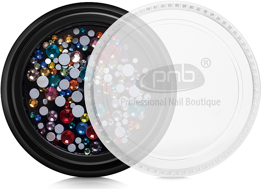 Nagel-Strasssteine - PNB Colorful Mix SS2,3,6,8,10,12 Glass — Bild N2