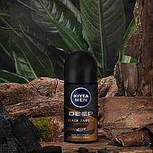 Deo Roll-on Antitranspirant - Nivea Men Deep Black Carbon Espresso Anti-Perspirant — Bild N2