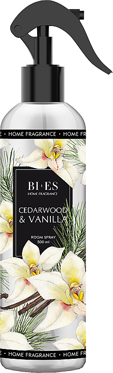Lufterfrischerspray mit Zedern- und Vanilleduft - Bi-Es Home Fragrance Cedarwood & Vanilla Room Spray — Bild N1