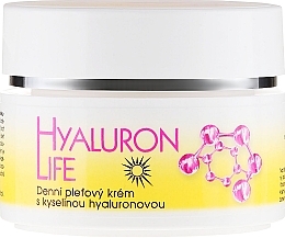 Feuchtigkeitsspendende Tagescreme mit Hyaluronsäure - Bione Cosmetics Hyaluron Life Day Cream With Hyaluronic Acid — Bild N2