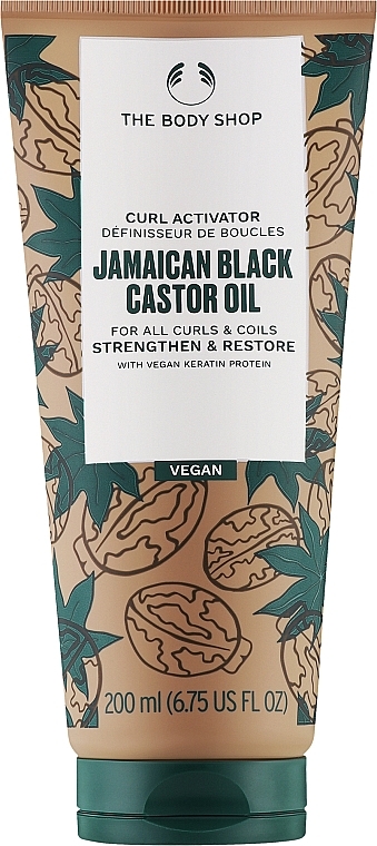 Creme-Aktivator zum Stylen von Locken - The Body Shop Jamaican Black Castor Oil Curl Activator — Bild N1