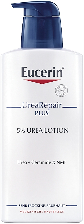 Leichte feuchtigkeitsspendende Körperlotion für sehr trockene und raue Haut mit 5% Urea - Eucerin Complete Repair Lotion 5% Urea — Bild N1