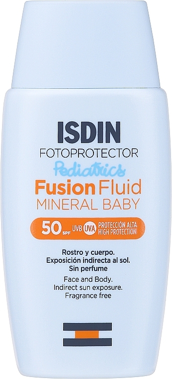 Sonnenschutzfluid für Kinder - Isdin Fotoprotector Pediatrics Fusion Fluid Mineral Baby SPF50+ — Bild N1