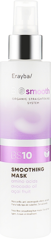 Haarglättungsmaske - Erayba Bio Smooth Organic Straightener Smoothing Mask BS10 — Bild N1