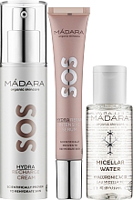 Gesichtspflegeset - Madara Cosmetics SOS Hydra Star Collection (Gesichtscreme 50ml + Gesichtsserum 20ml + Mizellenwasser 50ml) — Bild N2