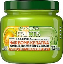 Glättende Haarmaske - Garnier Fructis Hydra Smooth 72H — Bild N1