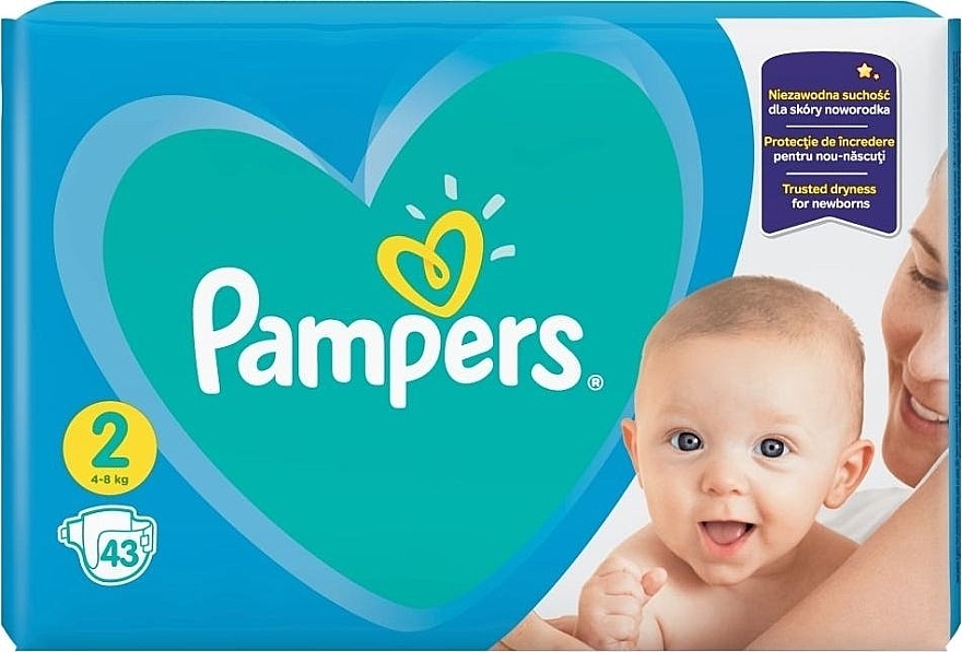 Windeln Pampers Active Baby 2 (4-8kg) 43 St. - Pampers — Bild N1