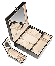 Düfte, Parfümerie und Kosmetik Kosmetiktasche - Gillian Jones Luxury Jewelry Box Black