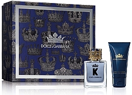 Düfte, Parfümerie und Kosmetik Dolce & Gabbana K by Dolce & Gabbana - Duftset (Eau de Toilette 50ml + After Shave Balsam 50ml)