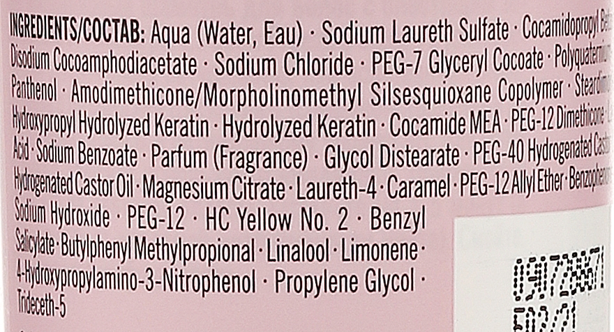 Sanftes, pigmentiertes Shampoo für warme Blondtöne - Schwarzkopf Professional Bonacure Color Freeze Gold Shimmer Micellar Shampoo — Bild N3