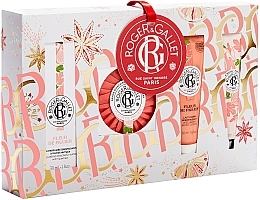 Roger & Gallet Fleur de Figuier Wellbeing - Körperpflegeset (Gesichtswasser 30ml + Seife 100g + Körperlotion 50ml + Handcreme 30ml) — Bild N1