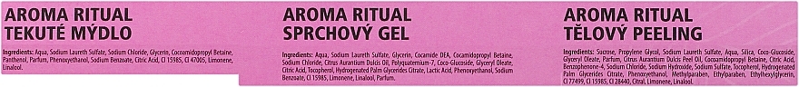 Set - Dermacol Aroma Ritual Harmony (sh/gel/250ml + soap/250ml + b/scrub/200g) — Bild N3