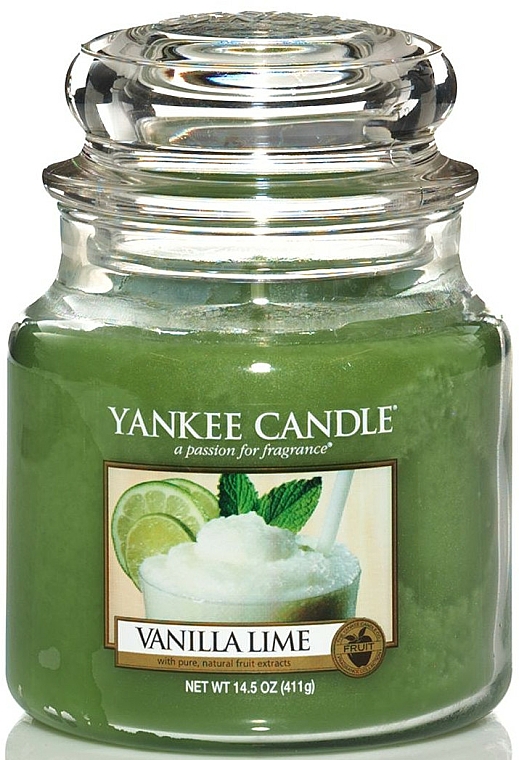 Duftkerze im Glas Vanilla Lime - Yankee Candle Vanilla Lime Jar — Bild N3