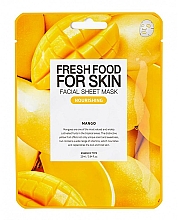Düfte, Parfümerie und Kosmetik Pflegende Tuchmaske für das Gesicht mit Mangoextrakt - Superfood for Skin Farmskin Fresh Food Mango Mask