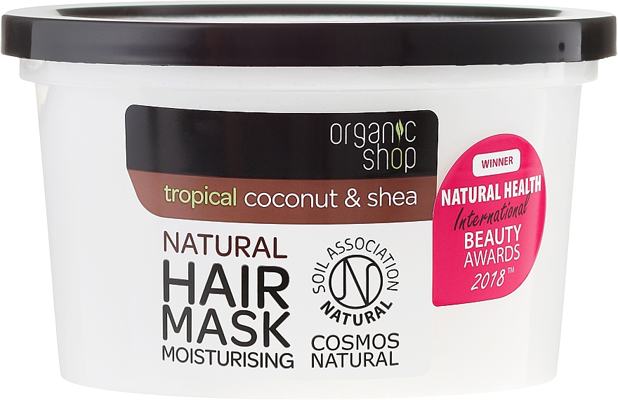 Feuchtigkeitsspendende Haarmaske mit Kokosnuss und Sheabutter - Organic Shop Coconut & Shea Moisturising Hair Mask — Bild N2