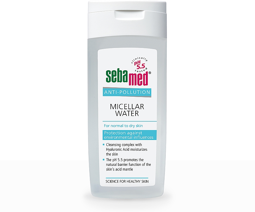 Mizellenwasser für normale bis trockene Haut - Sebamed Anti-Pollution Micellar Water For Normal to Dry Skin — Bild N1