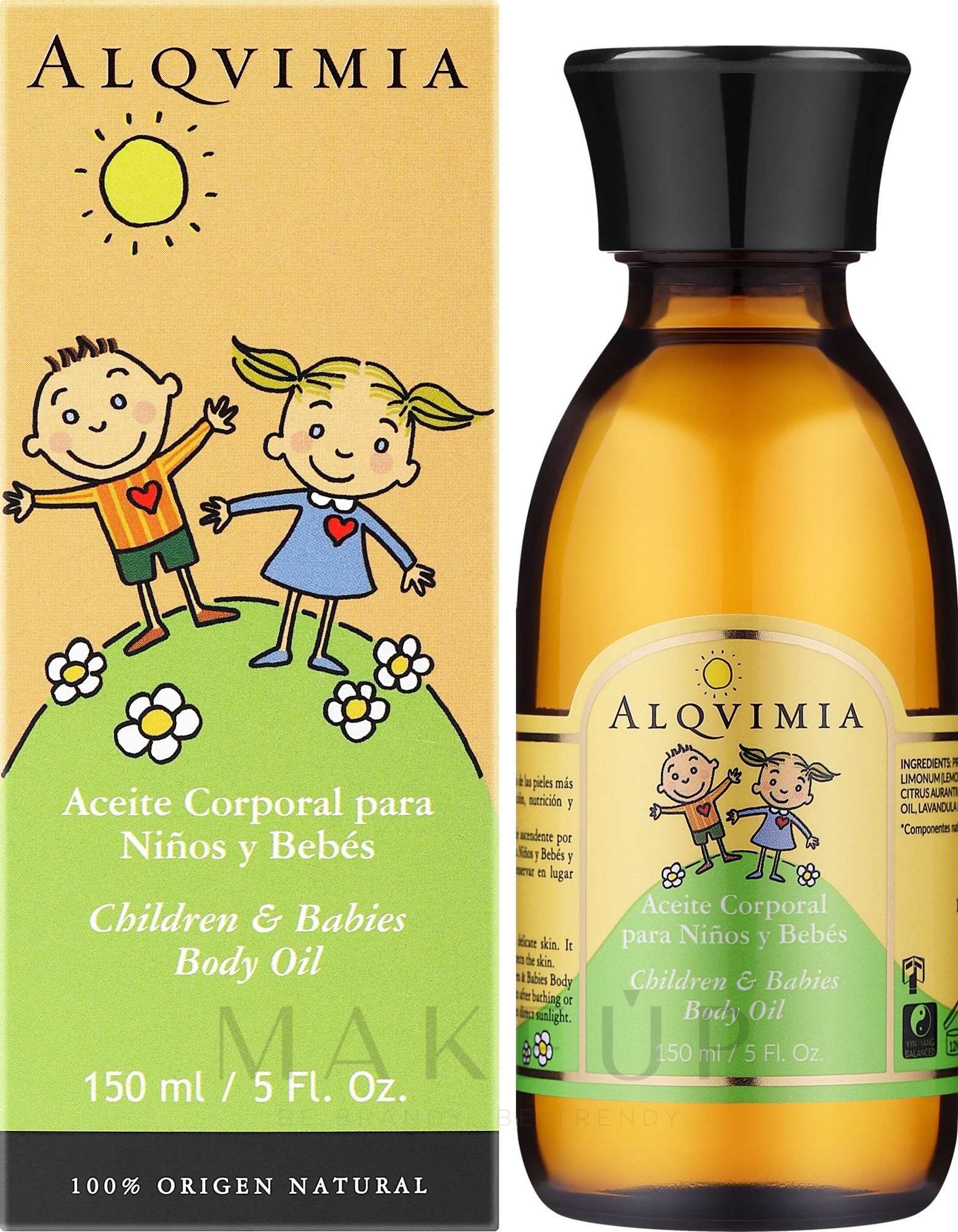 Körperöl - Alqvimia Children & Babies Body Oil — Bild 150 ml