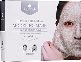 Düfte, Parfümerie und Kosmetik Gesichtspflegeset - Shangpree Silver Premium Modeling Mask (Gesichtsgel 5x50g + Gesichtspuder 5x4,5g)