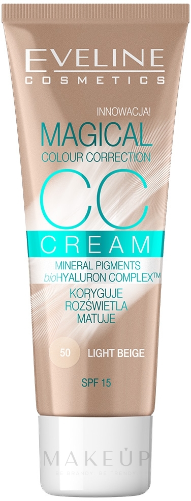 CC Creme mit Bio Hyaluron Komplex SPF 15 - Eveline Cosmetics Magical CC Cream SPF15 — Bild 50