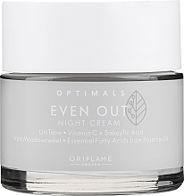 GESCHENK! Nachtcreme gegen Pigmentflecken - Oriflame Optimals Even Out Night Cream  — Bild N1