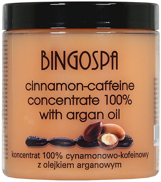 Anti-Cellulite Zimt- und Koffeinkonzentrat mit Arganöl - BingoSpa Concentrate 100% Cinnamon-Caffeine With Argan Oil — Bild N1