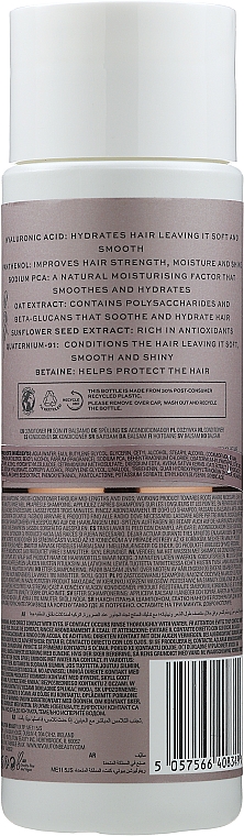 Feuchtigkeitsspendende, weichmachende Haarspülung mit Hyaluronsäure und Hafer-Extrakt - Makeup Revolution Hyaluronic Acid Hydrating Conditioner — Bild N2