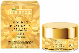 Anti-Aging-Gesichtscreme mit Kollagen und Präbiotika 40+ - Bielenda Golden Placenta Collagen Reconstructor — Bild N1