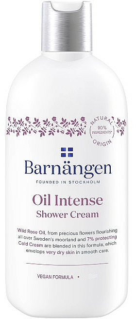 Duschcreme mit Wildrose für sehr trockene Haut - Barnangen Oil Intense Shower Cream — Bild N1