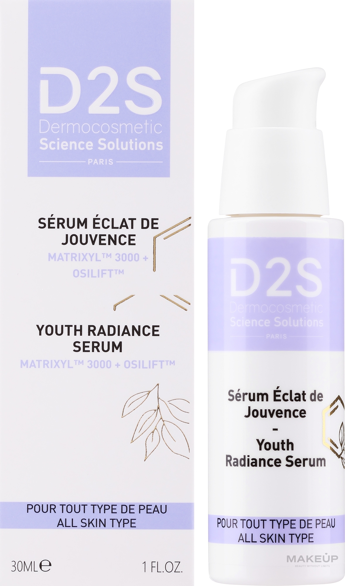 Gesichtsserum - D2S Anti Ageing Youth Radiance Serum  — Bild 30 ml