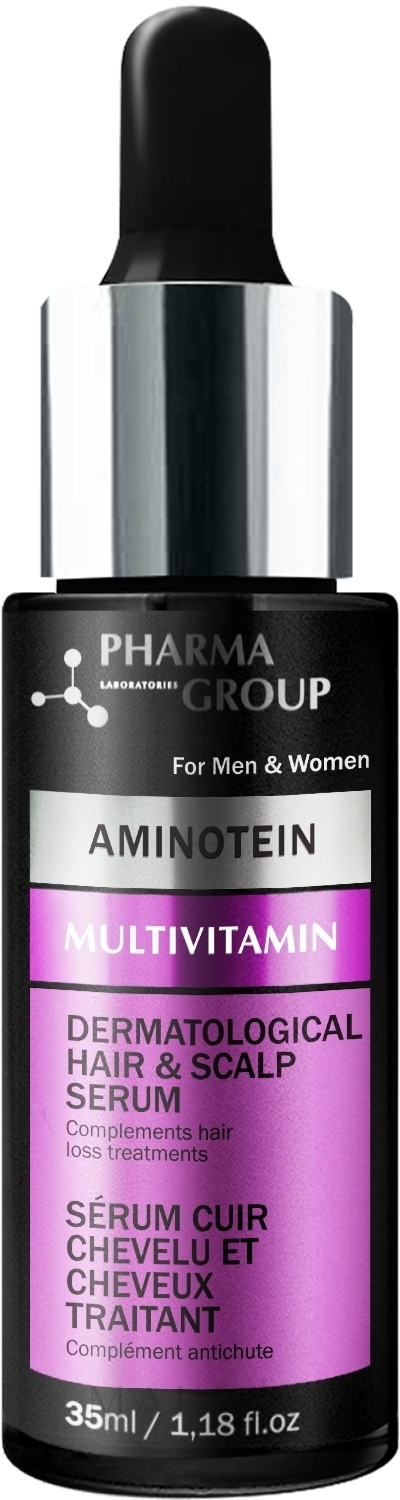 Serum gegen Haarausfall - Pharma Group Laboratories Aminotein + Multivitamin Anti-Hair Loss Serum — Bild 35 ml