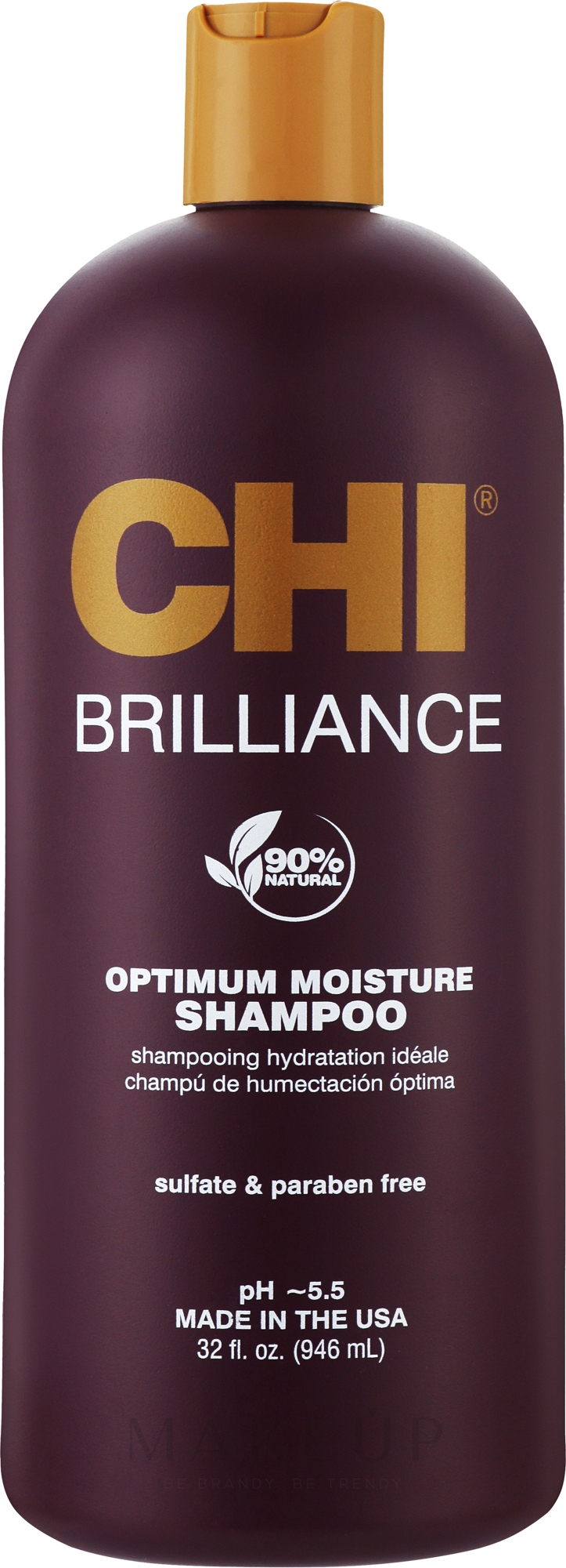 Shampoo für geschädigtes Haar - CHI Deep Brilliance Optimum Moisture Shampoo — Foto 946 ml
