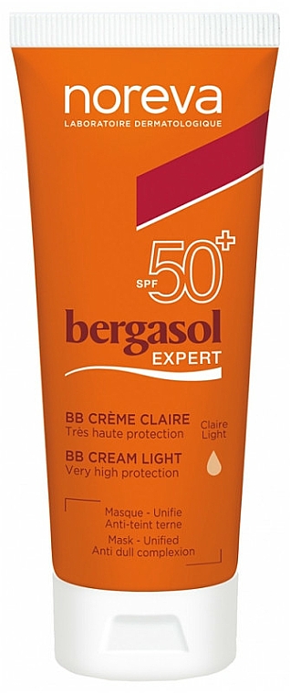 BB Creme für das Gesicht SPF 50+ - Noreva Laboratoires Bergasol Expert BB Cream Light SPF50+ — Bild N1