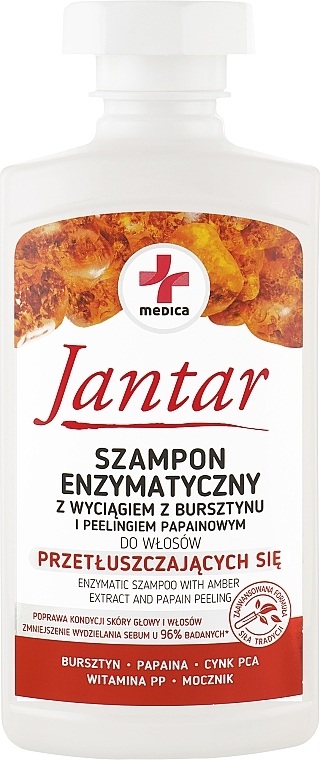 Shampoo für geschädigtes Haar - Ideepharm Jantar Medica Shampoo With Amber Extract — Bild N1