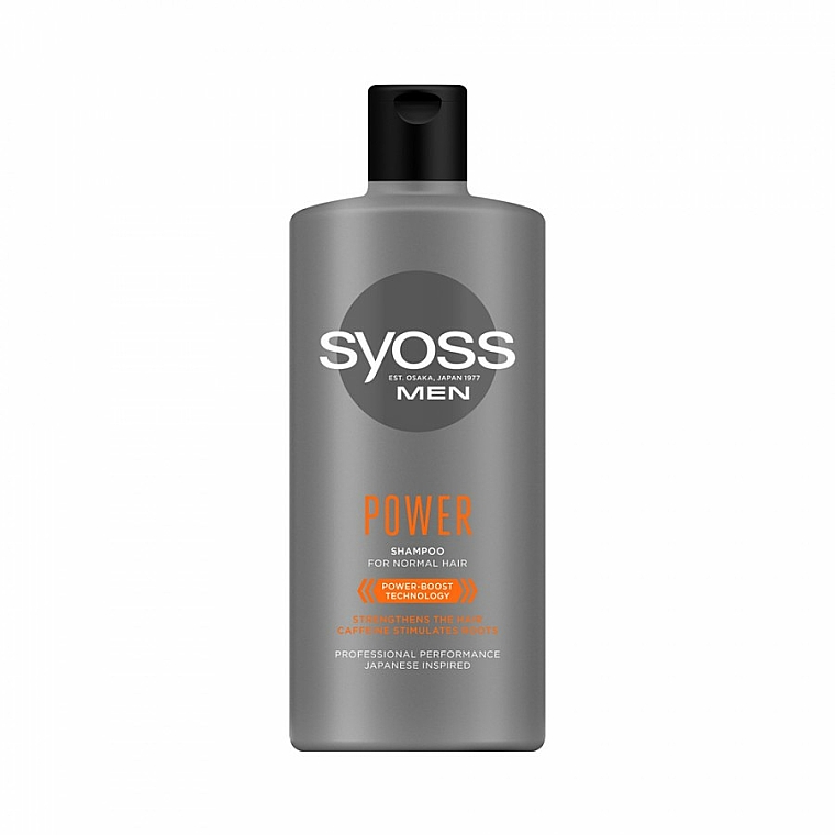 Stärkendes Shampoo für normales Haar - Syoss Men Power Shampoo — Bild N1