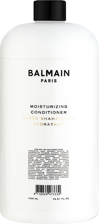 Feuchtigkeitsspendender Conditioner mit Arganöl - Balmain Paris Hair Couture Moisturising Conditioner — Bild N1