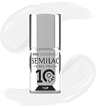 Nagelüberlack ohne Klebeschicht - Semilac 10Years Limited Edition Top No Wipe — Bild N2