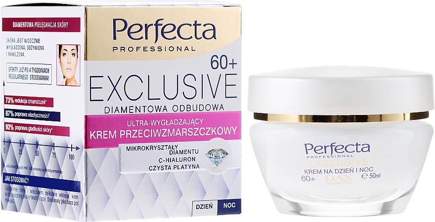 Glättende Anti-Falten Tages- und Nachtcreme 60+ - Perfecta Exclusive Face Cream 60+ — Bild N1