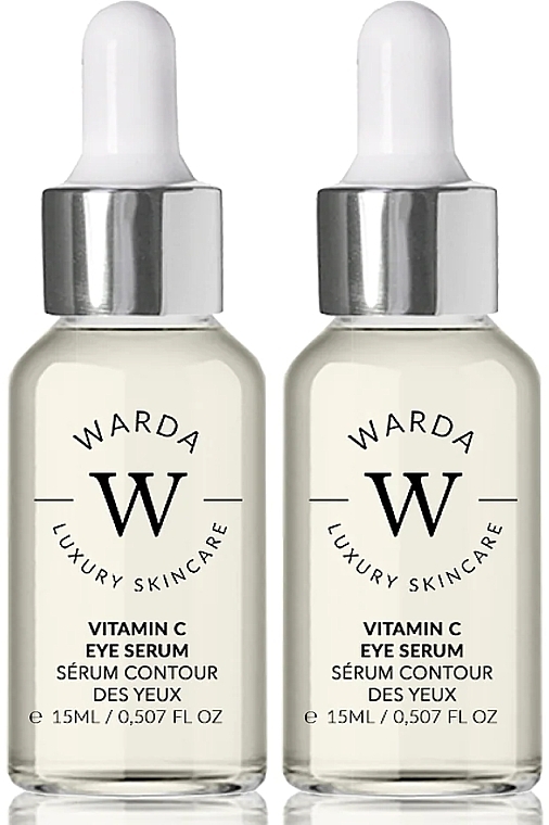 Set - Warda Skin Glow Boost Vitamin C Eye Serum (eye/serum/2x15ml) — Bild N1