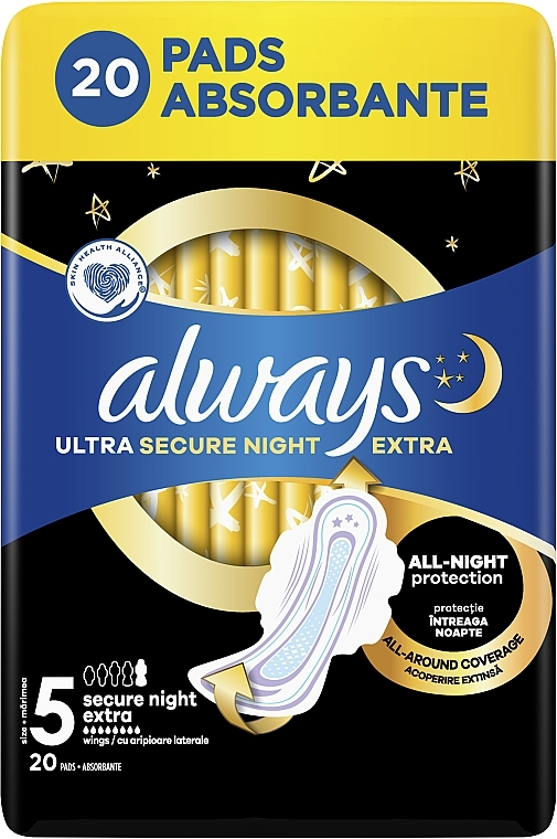 Damenbinden Größe 5 20 St. - Always Ultra Secure Night Extra — Bild N3