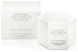 Düfte, Parfümerie und Kosmetik Lorenzo Villoresi Teint de Neige - Körpercreme