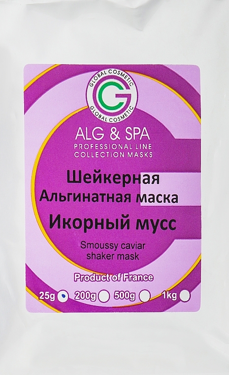 Shaker-Alginat-Maske Kaviar-Mousse - ALG & SPA Professional Line Collection Masks Smoussy Caviar Shaker Mask — Bild N3