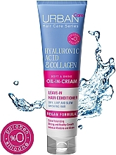 Creme-Haaröl mit Hyaluronsäure - Urban Care Hyaluronic Acid & Collagen Oil In Cream  — Bild N3