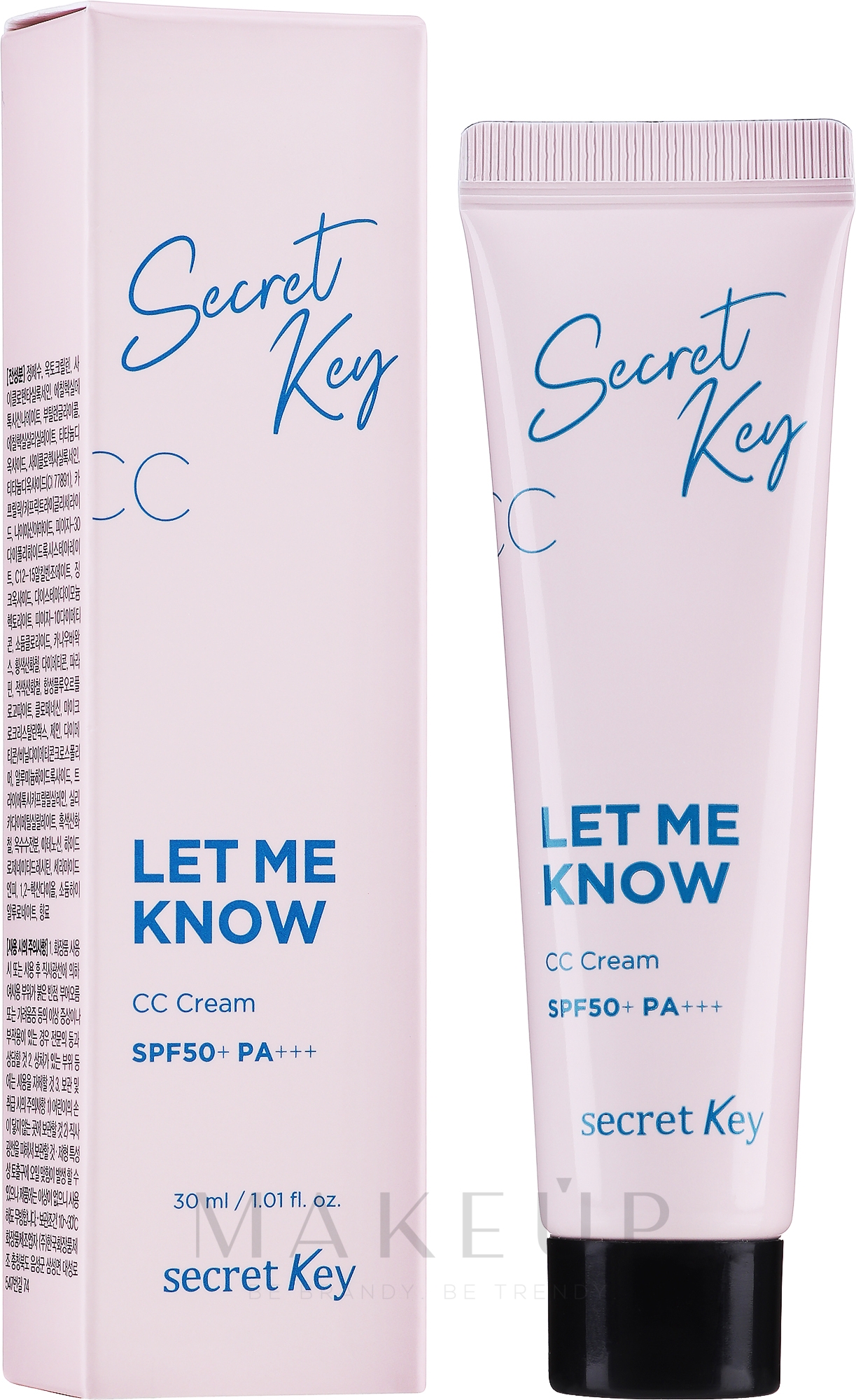 Aufhellende CC Creme LSF 50 - Secret Key Let Me Know CC Cream  — Bild 30 ml