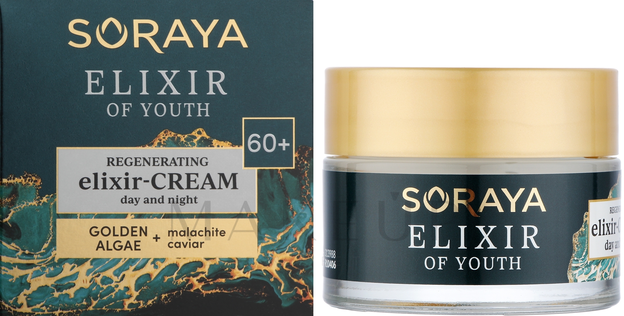 Regenerierendes Creme-Elixier für Tag und Nacht 60+ - Soraya Youth Elixir — Bild 50 ml