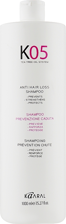 Keratin Shampoo gegen Haarausfall - Kaaral K05 Anti Hair Loss Shampoo — Bild N5