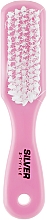 Düfte, Parfümerie und Kosmetik Kombinierte Pediküre-Bimsbürste STK-62 rosa - Silver Style