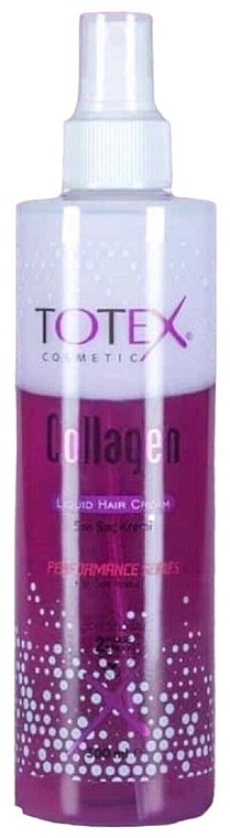 Zweiphasen-Haarspülungsspray mit Kollagen - Totex Cosmetic Collagen Hair Conditioner — Bild N1