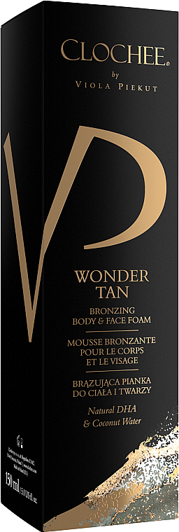 Schaum für Gesicht und Körper - Clochee Wonder Tan Bronzing Body & Face Foam — Bild N2