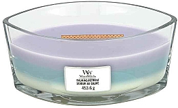 Düfte, Parfümerie und Kosmetik Duftkerze im Glas Calming Retreat - WoodWick Flame Ellipse Trilogy Candle Calming Retreat 